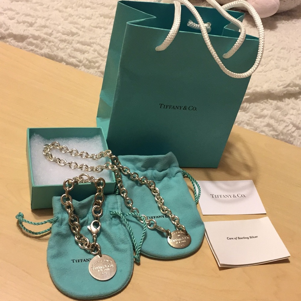 Tiffany necklace&bracelet